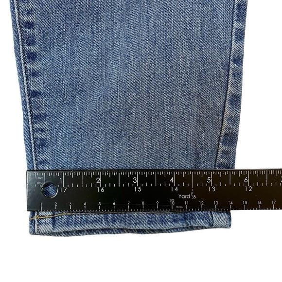 Lauren Ralph Lauren Women's Size 10 Blue Jeans Mid Rise Straight Leg Tapered - Picture 15 of 15